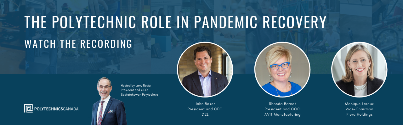 Webinar: The Polytechnic Role in Pandemic Recovery